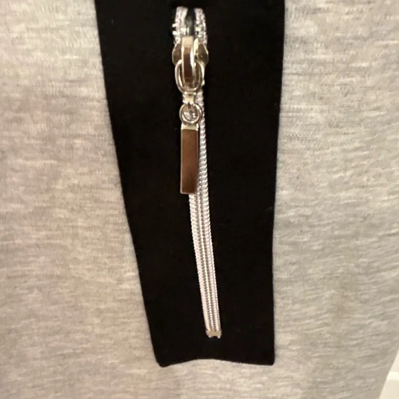 Nimoco Gray and Black women’s XLarge Zip-Up Dress NWT - Picture 5 of 7
